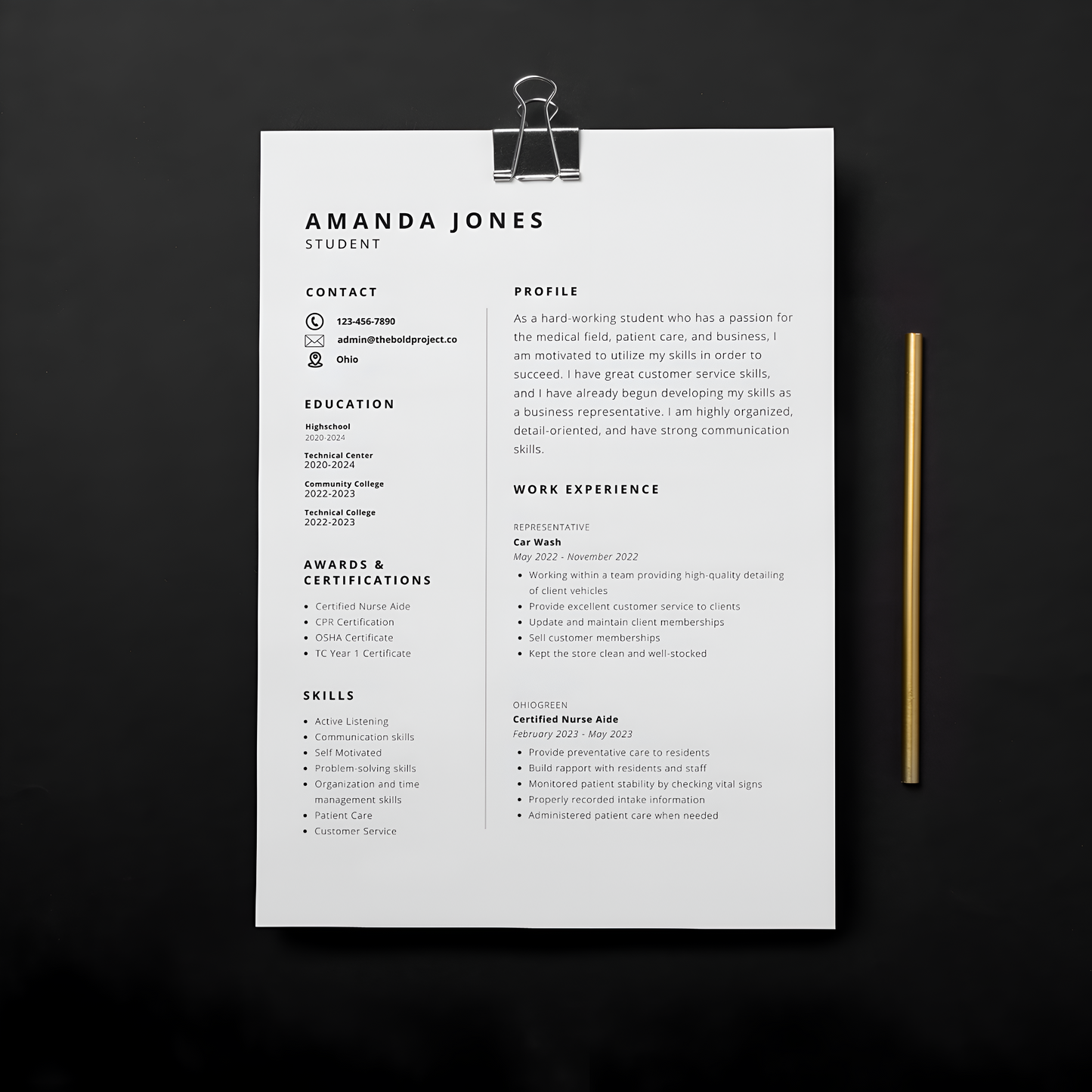 Scholar Resume Revamp