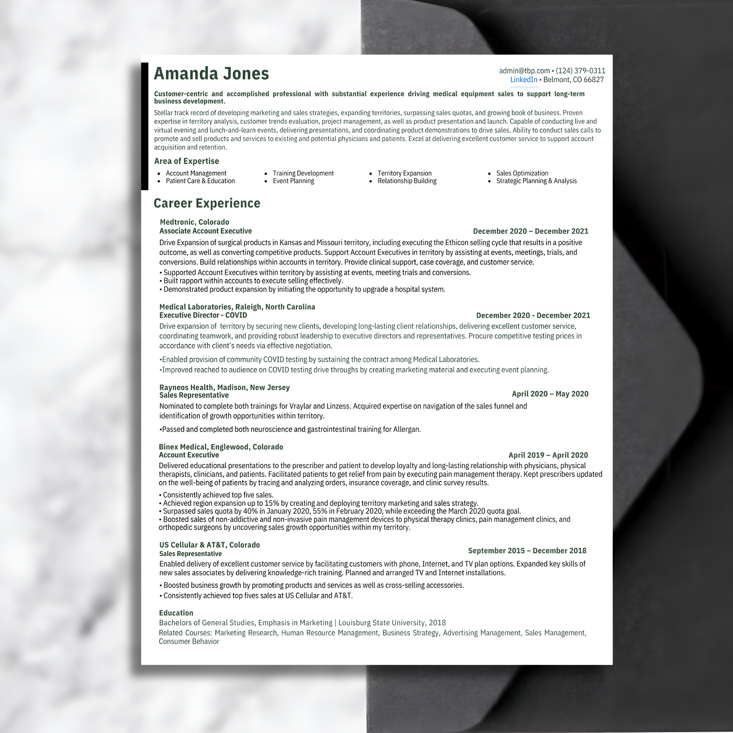Experienced Resume Template