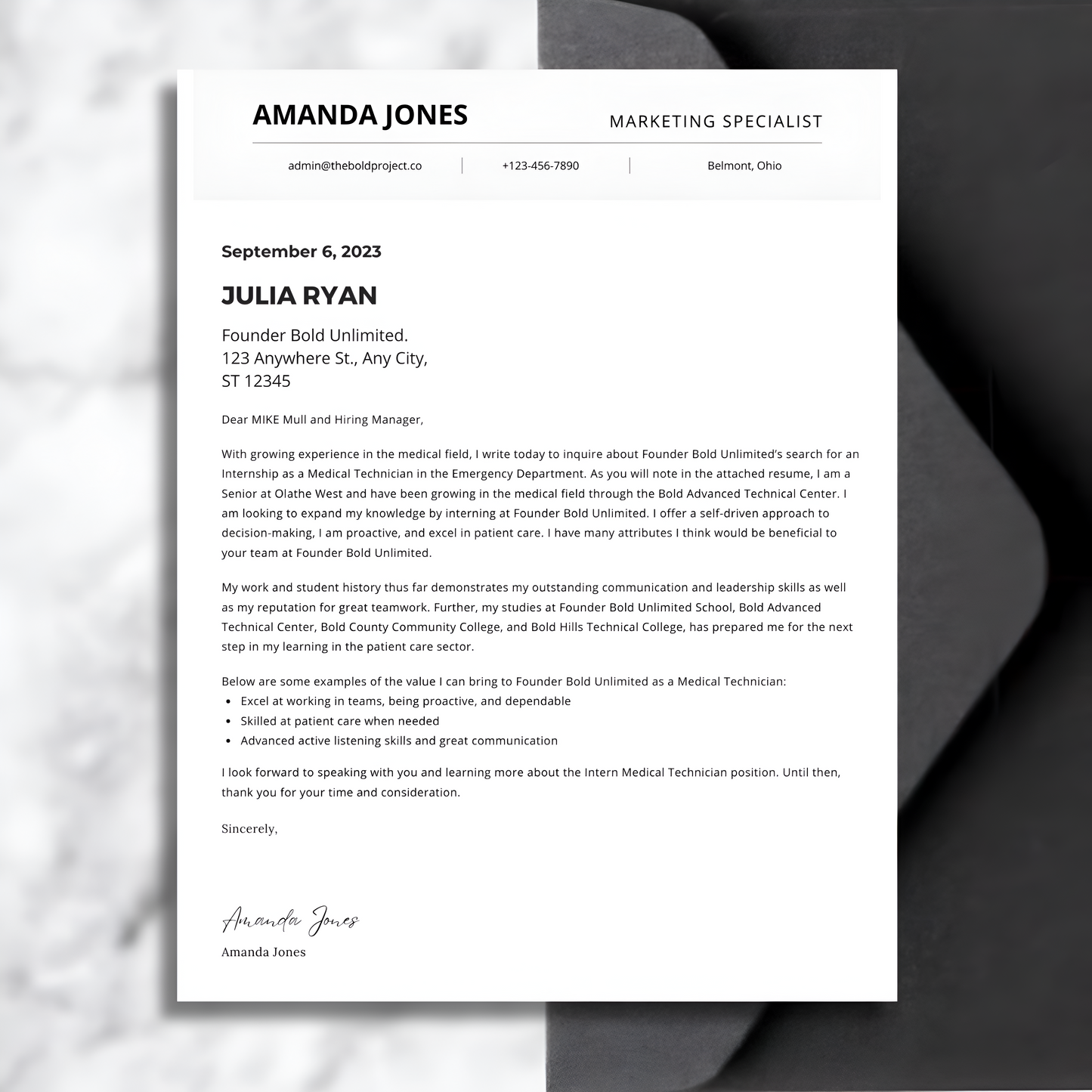 Base-level Resume Template