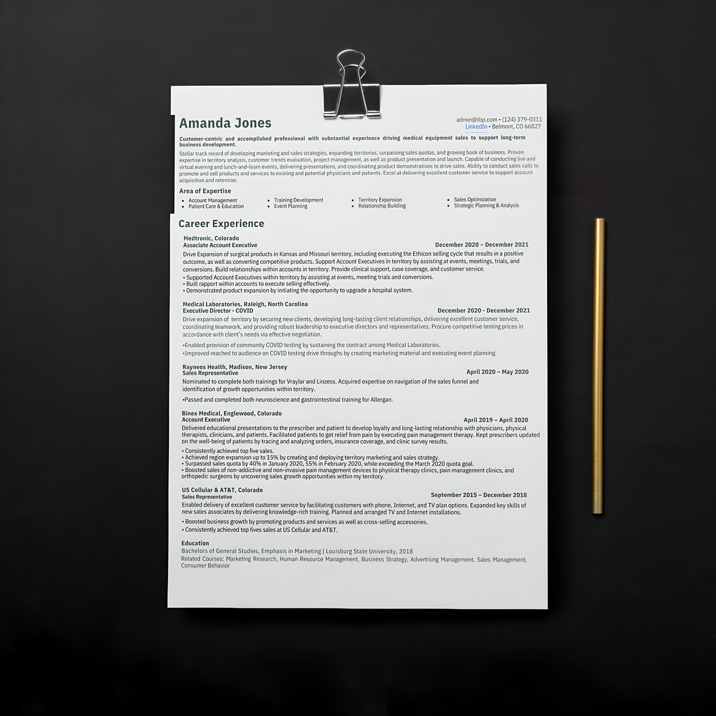 Experienced Resume Revamp