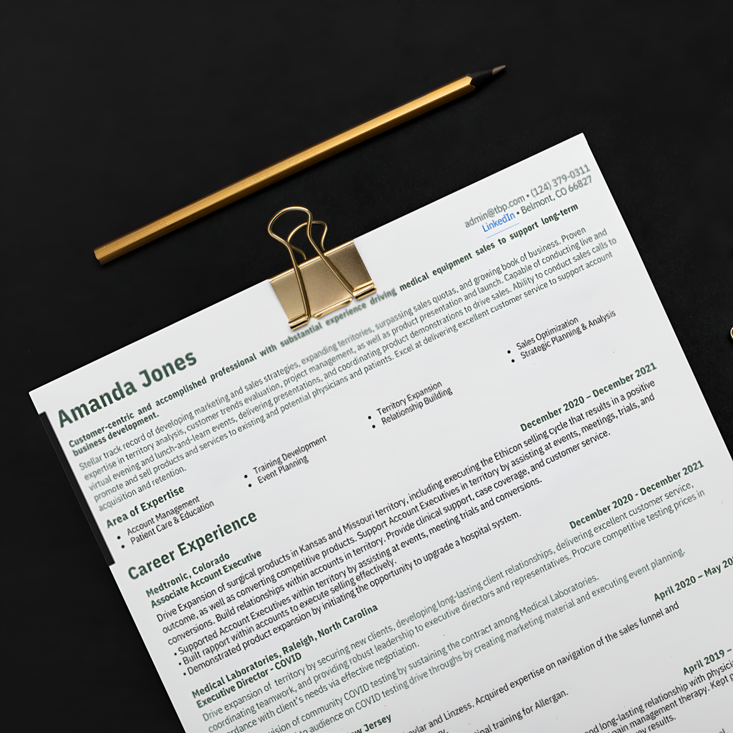 Experienced Resume Template