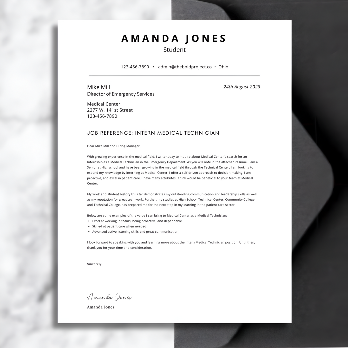 Scholar Resume Template
